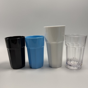 Reusable Tumbler Glasses Plastic Colored Unbreakable
