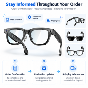 AI Smart Glasses 4K Camera AI Voice Control
