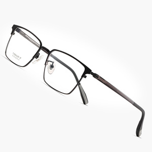 Titanium Anti Blue Light Glasses F51105 Lightweight Titanium Metal Optical Eyeglass